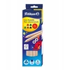 Pelikan spalvoti trikampiai pieštukai, 6 sp.