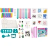 PEN FACTORY CREATIVE ART KIT „Pasidaryk pats“ tušinukų blizgučiai, skirti VAIKAMS