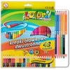 Penmate Dvipusiai spalvoti pieštukai, 24 = 48 spalvos, trikampio formos, su drožtuku, Colori, Penmait