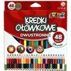 Penmate Kolori dvipusės spalvotos kreidelės, 48 spalvų