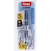 Pentel Bk77 rašiklis: 2 vnt. (juodas, mėlynas), 0.7mm, 1700m rašymo linija