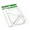 Penword Rinkinys geometryczny 4 elementowy linijka ekierka kątomierz 20cm Pen PSH1220
