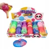 Perfect DIDELĖ MAGIC SLIME DVIGUBA KATINĖ SU RUTULIAIS JUTIKLIO MASĖS GLUT SPALVA