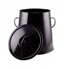 Perfect Home Emaliuotas puodas 30L 30cm juodas 54258