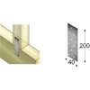Perforuota plokštelė Arras 40x200x2mm cinkuota
