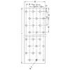 Perforuota plokštelė Arras 60x140x2mm cinkuota