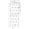 Perforuota plokštelė Arras 60x160x2mm cinkuota