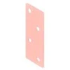 Perforuota plokštelė Arras 60x25x2mm rožini