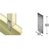 Perforuota plokštelė Arras 80x30x2mm cinkuota