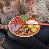 Picollo MEDINĖ PICA PIPZAI PJAUSTYTI DĖLĖLĖS SU VELCRO VELCRO PRIEDŲ PEILIU
