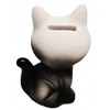 PIGGY BANK KITTEN KERAMINIS Juodas 16cm