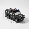 PIGGY BANK SAFE interaktyvus policijos automobilis vaikams, elektroninis, juodas