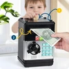 Piggy bank Seifas bankomatas vaikams Elektroninė Kalėdų Senelio Kalėdinė dovana