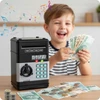 Piggy bank Seifas bankomatas vaikams Elektroninė Kalėdų Senelio Kalėdinė dovana