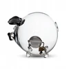 Piggy Bank Stiklas Piggy Bank su metaline skylute Rankų darbo XXL PIGGY BANK