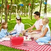 PIKNIKO ANTKLĖ 200X200 PAPLŪDIKIS SU IZOLIACIJA DIDELI VANDENIUI ATLIERIA RAUDONA MONTESSA