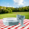 PIKNIKO RINKINYS, PLASTIKINĖ TURISTINĖ DĖŽĖ 6