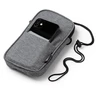Pilkas dėklas telefonui, raktams, dokumentams su Jūsų užrašu