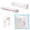 Pillowprim Ochraniacz do łóżeczka - Poduszka na barierkę - Ściągany pokrowiec - 70 cm