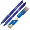 Pilot Pen 2x Pultas mėlyna DŁUGOPIS WYMAZYWALNY + 3 įdėklai 0,7