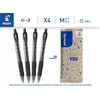 Pilot Pen Pilot G-2 07 geliniai rašikliai, juodi, 0,7 mm, 4 vnt.
