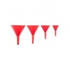 Top Tools Plastikinių piltuvėlių rinkinys 4 vnt f 50, 75, 95, 115mm