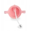 Pink Piciuś Sippy buteliukas vaikams su pasvertu šiaudeliu 240 ml 6m+ Rožinis