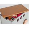 Pinolino Toy chest on wheels 'Jim', pilkas