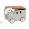 Pinolino Toy chest on wheels 'Jim', pilkas