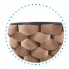 Monovo Pinta aksominė kėdė rusvai gelsvas Cappuccino Glamour Velvet Braid PLOTI 2