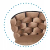 Monovo Pinta aksominė kėdė rusvai gelsvas Cappuccino Glamour Velvet Braid PLOTI 2