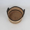 Pintas krepšys su rankenomis S/Ø40xH28cm Natural