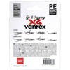 Pintas valas Vanrex Egi&amp;Jigging X4 Braid Lucky John 0.12mm/150m Multi Color
