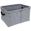Home4You Pintinė MAX FELT-2, 40x29x22cm, šviesiai pilkas veltinis