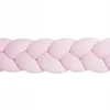 Pintinė rožinė lovelės buferis 200 cm JUKKI