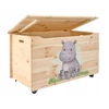 Pinus POJEMNIK SKRZYNIA NA ZABAWKI KUFER DO POKOJU DZIECKA PERSONALIZOWANY NADRUK