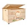 Pinus POJEMNIK SKRZYNIA NA ZABAWKI KUFER DO POKOJU DZIECKA PERSONALIZOWANY NADRUK