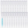 PIPETĖ 100 Vnt. 3ml PLASTIKINIS VIENkartinis LABORATORIJOS SOFT FLEXIBLE