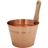 Pirties komplektas SAUNIA, varinis 4 l kubiliukas ir 38 cm samtis