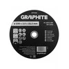Graphite Pjovimo diskas, metalo/Inox 230 x 2,5 x 22,2 mm, 41 A30-S-BF „Corunsum“
