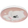Lubinis šviestuvas Plafon MIlagro Bear pink Led ceiling light 34 W