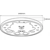 Lubinis šviestuvas Plafon MIlagro Bear pink Led ceiling light 34 W