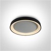Lubinis šviestuvas 30W LED plafonas, juodas, 2700/3000/4000K, 62130L/B/V