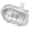 Lubinis šviestuvas Plafoninis šviestuvas Oval Lena Lighting 1x60W E27 IP44 baltas/permatomas