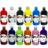 PLAKATŲ DAŽŲ RINKINYS 12 vnt x 0,5L efektyvūs PENWORD plakatų dažai 500 ml