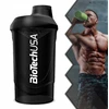Gertuvė BioTech Shaker Wave 600ml juodas