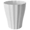 Plastia Dekoratyvinis gėlių vazonas Ola D13cm H15.5cm plastikinis/baltas
