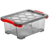 Dėžė su dangčiu Evo Total Rotho 39.3x28.3x16cm/11L permatoma/pilka