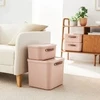 Dėžė su dangčiu ir rankenomis Maloja Rotho 39.5x38x34/40L Meadow Rose