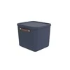 Dėžė su dangčiu ir rankenomis Maloja Rotho 39.5x38x34/40L Midnight Mėlyna